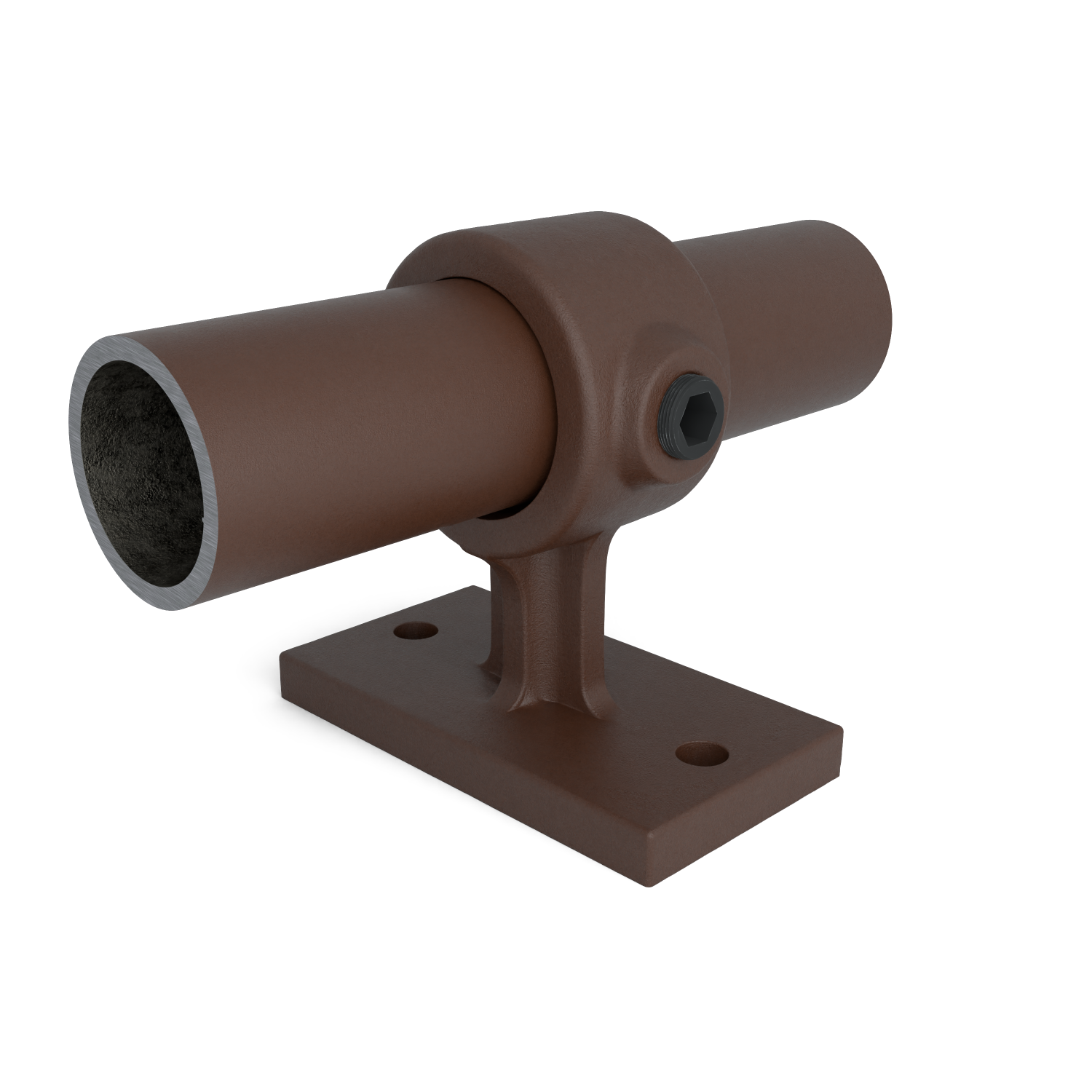 143W-A Handlaufhalt. - 26.9 mm braun