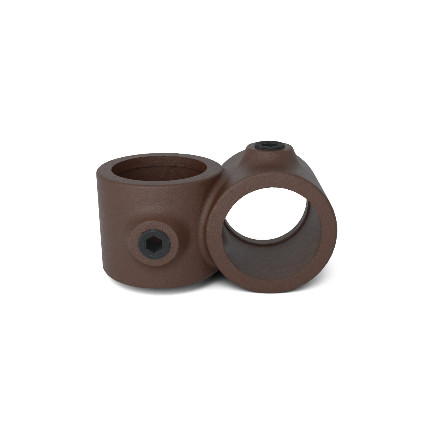 161-A Kreuzst vorges 90°- 26.9 mm braun