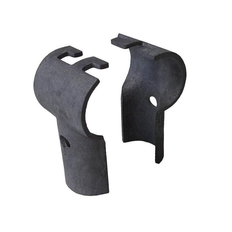 Krallenschelle 90°,  1 1/4" x 1 1/4" (42.4 mm x 42.4 mm), FV, Schraube 1 xM10x60