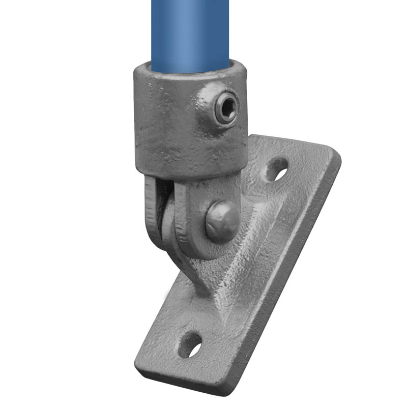 Gelenkfuss 33,7 mm (1”), bestehend aus 1 x 608050 und 1 x 608042C inkl. 1 Schraube M10x40