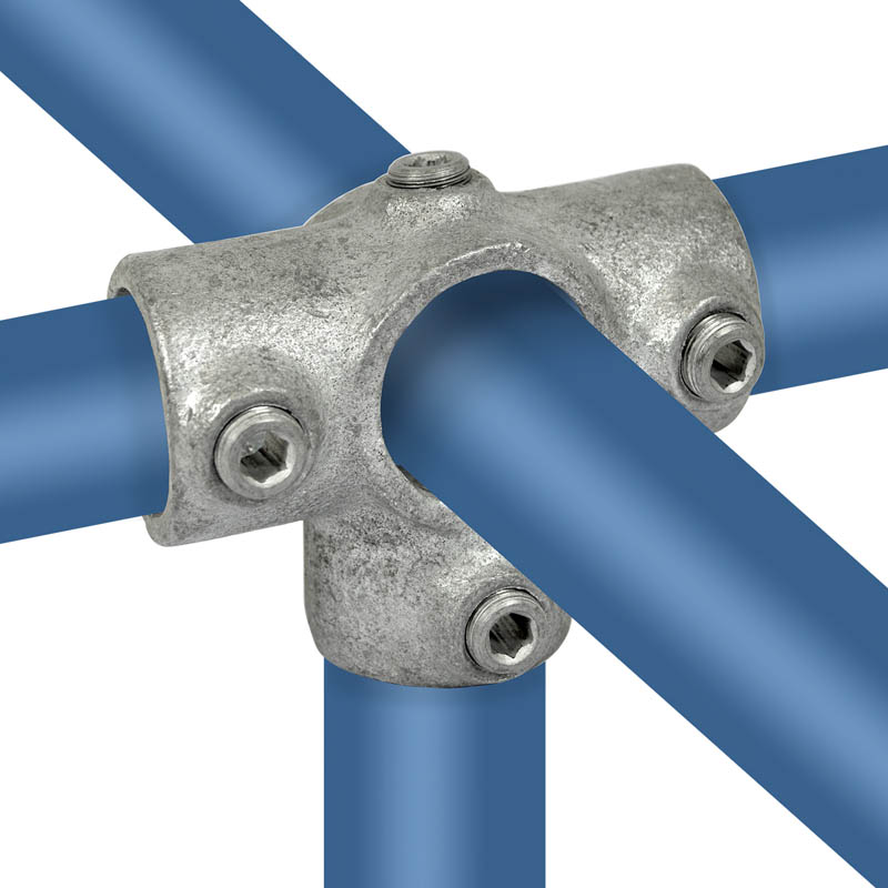 T-Stück für Stützrohr 33,7 mm (1”)