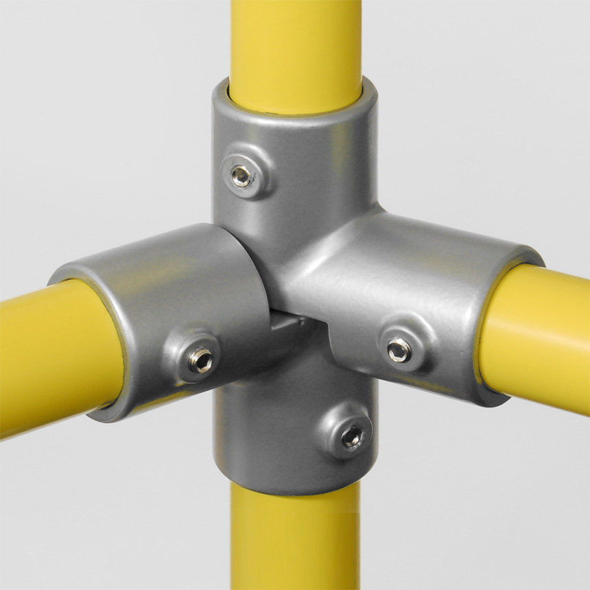Kreuz-Gelenkstück Aluminium 40mm