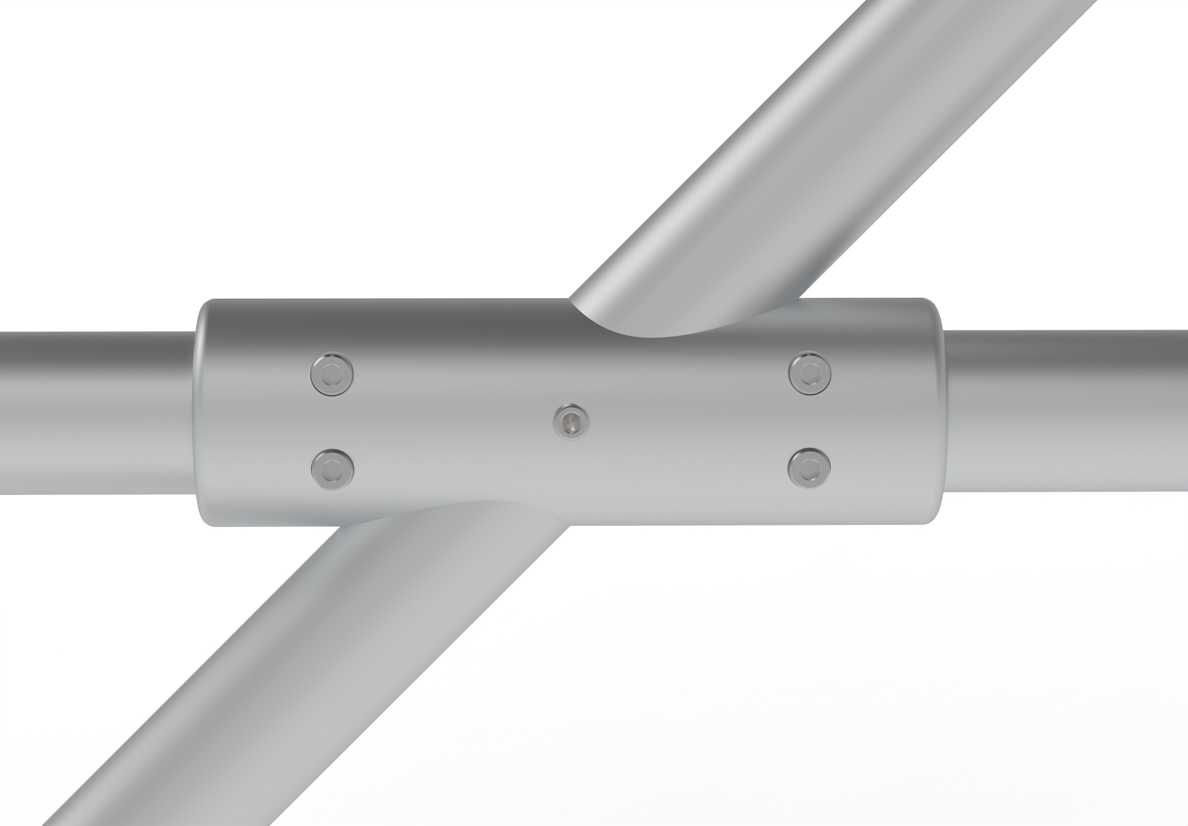 Kreuz-Verbinder 45°/135° 35mm