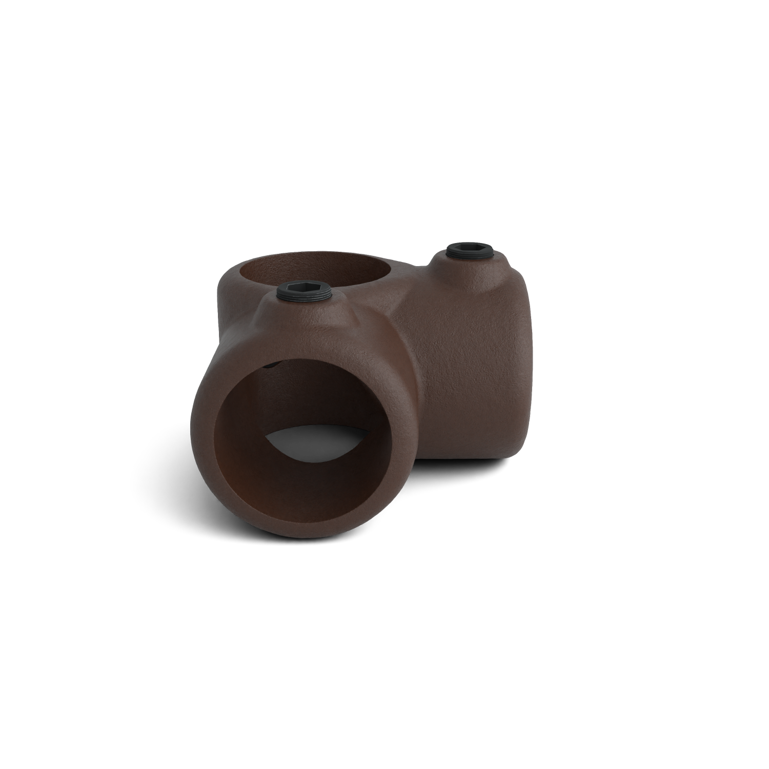 116-B Eckverbindung 90°- 33.7 mm braun