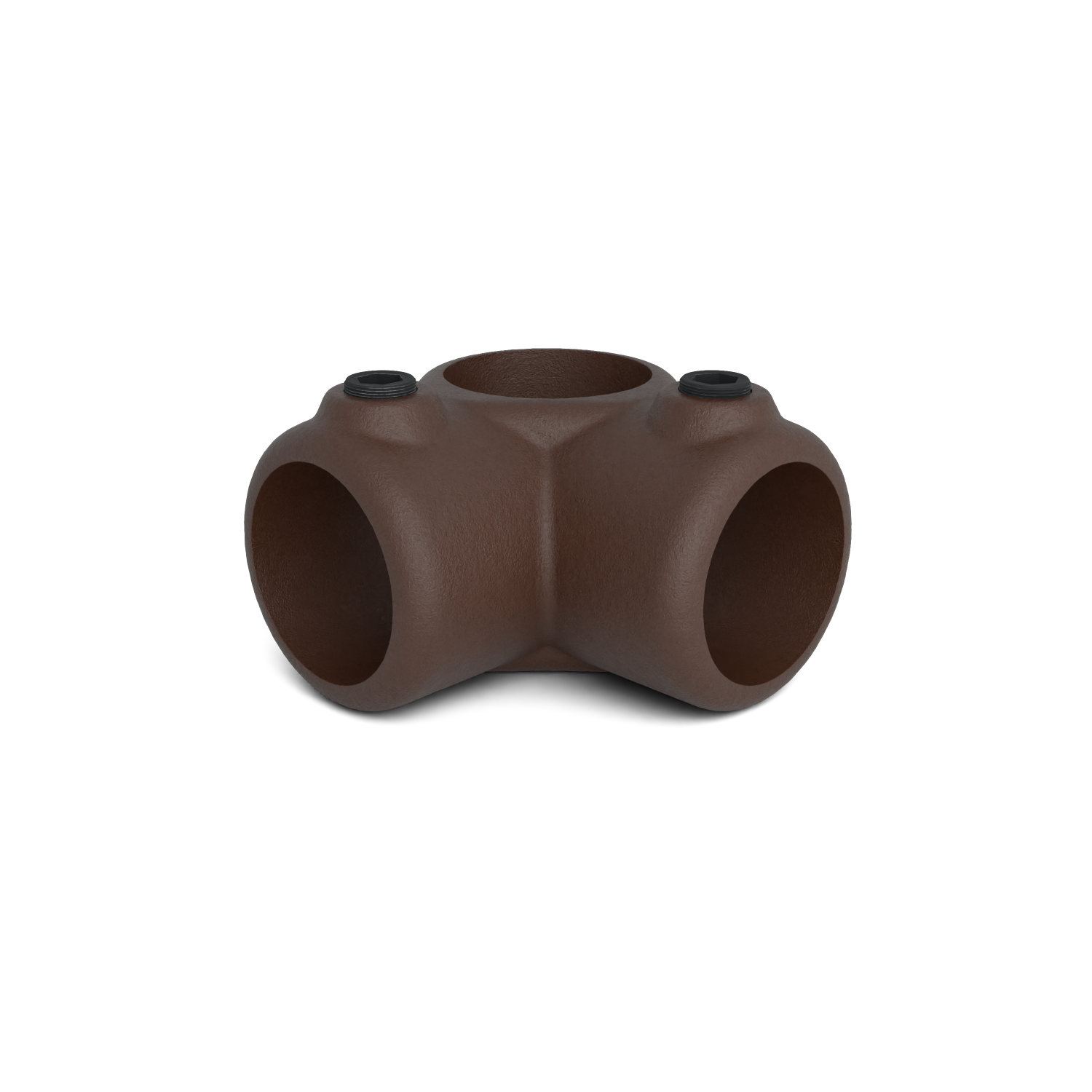 116-B Eckverbindung 90°- 33.7 mm braun