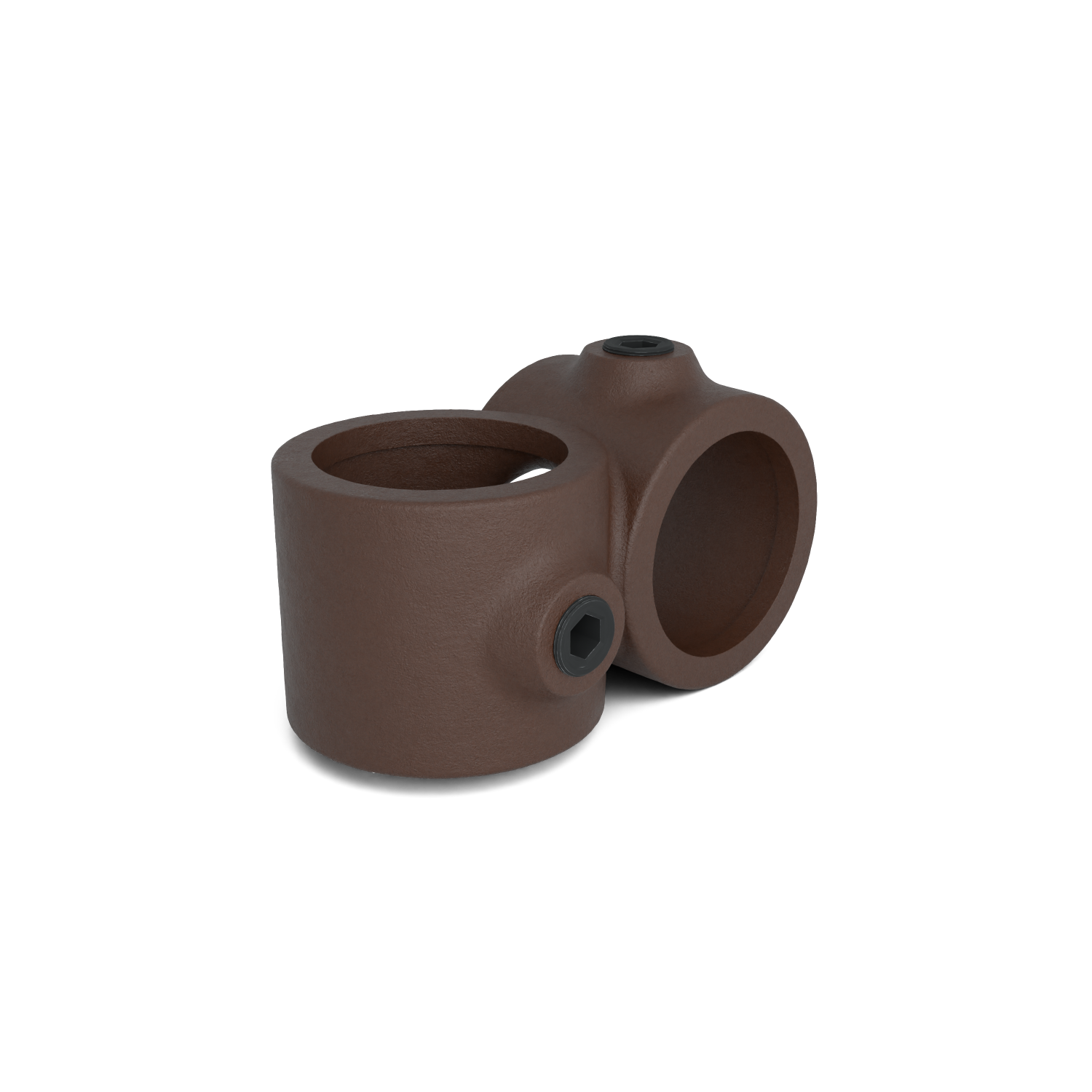 161-A Kreuzst vorges 90°- 26.9 mm braun