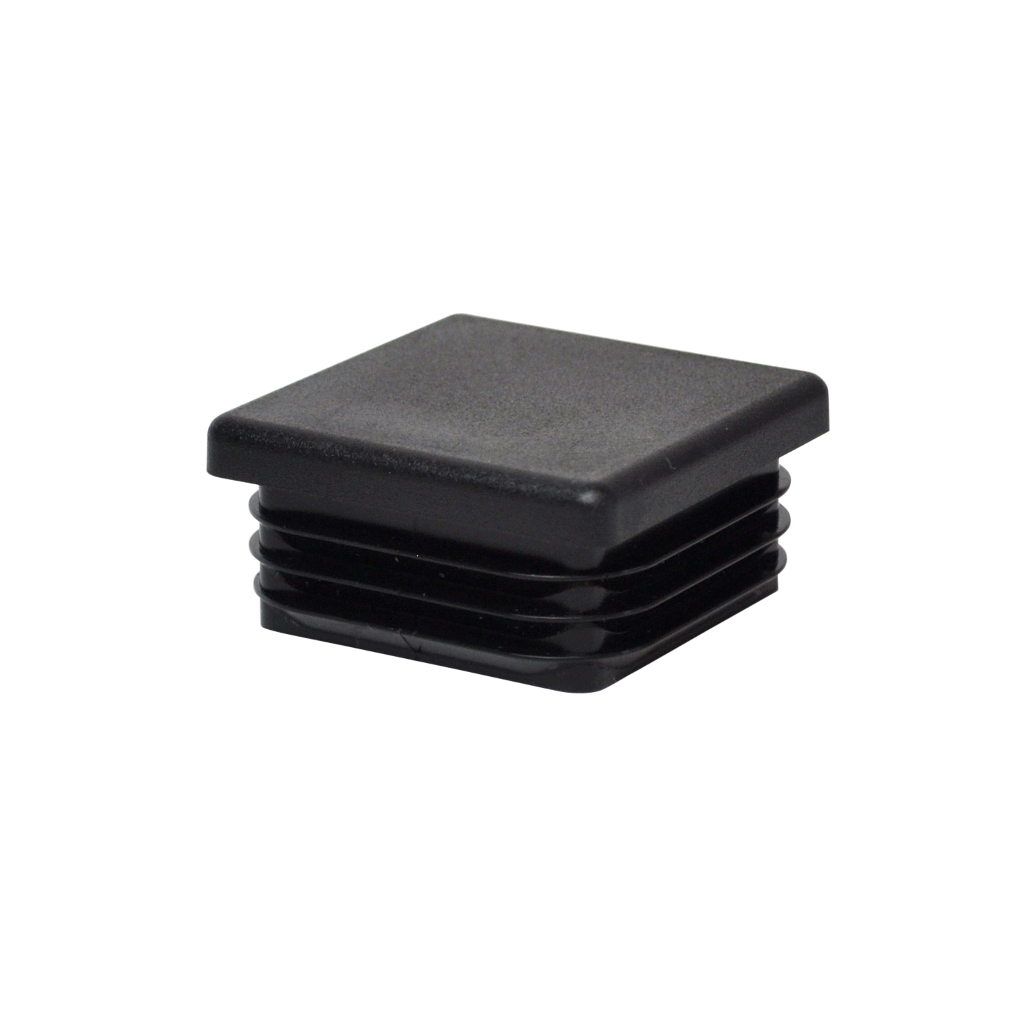 Plastik Endkappe schwarz für quadratische Rohre - 40 x 40 mm