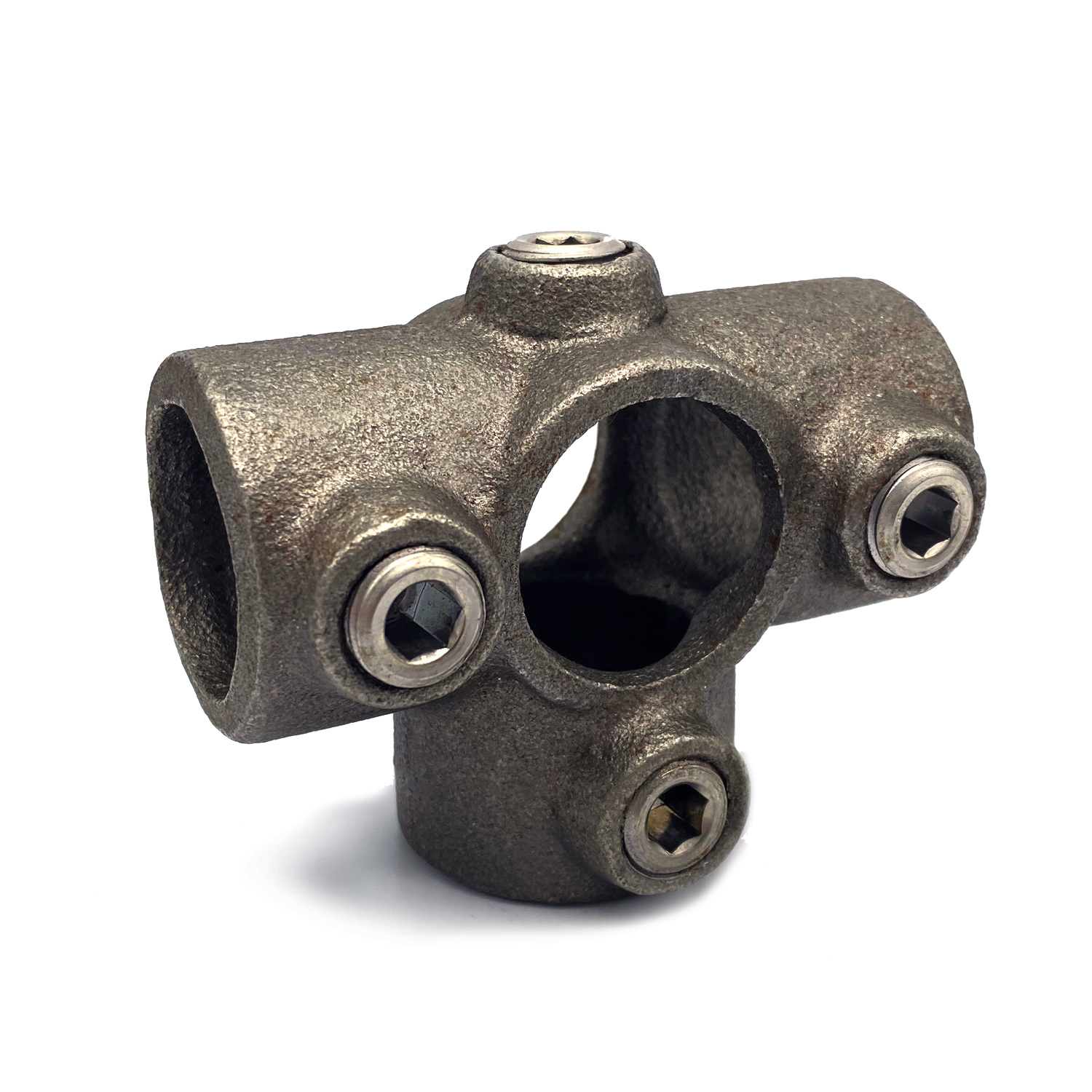 176-C T-Stück für Stützrohr - 42.4 mm (NAT.)