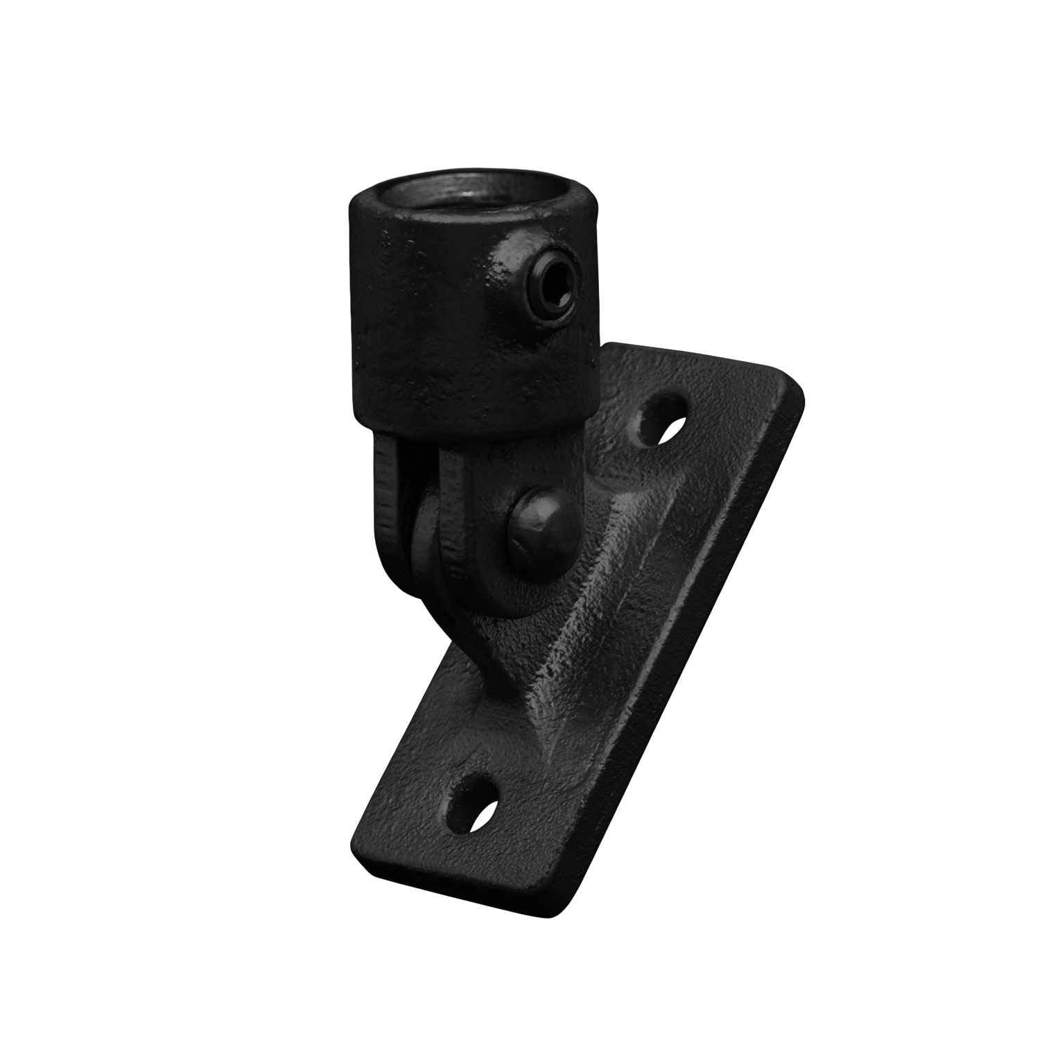 Gelenkfuss schwarz 48.3 mm (1 1/2")