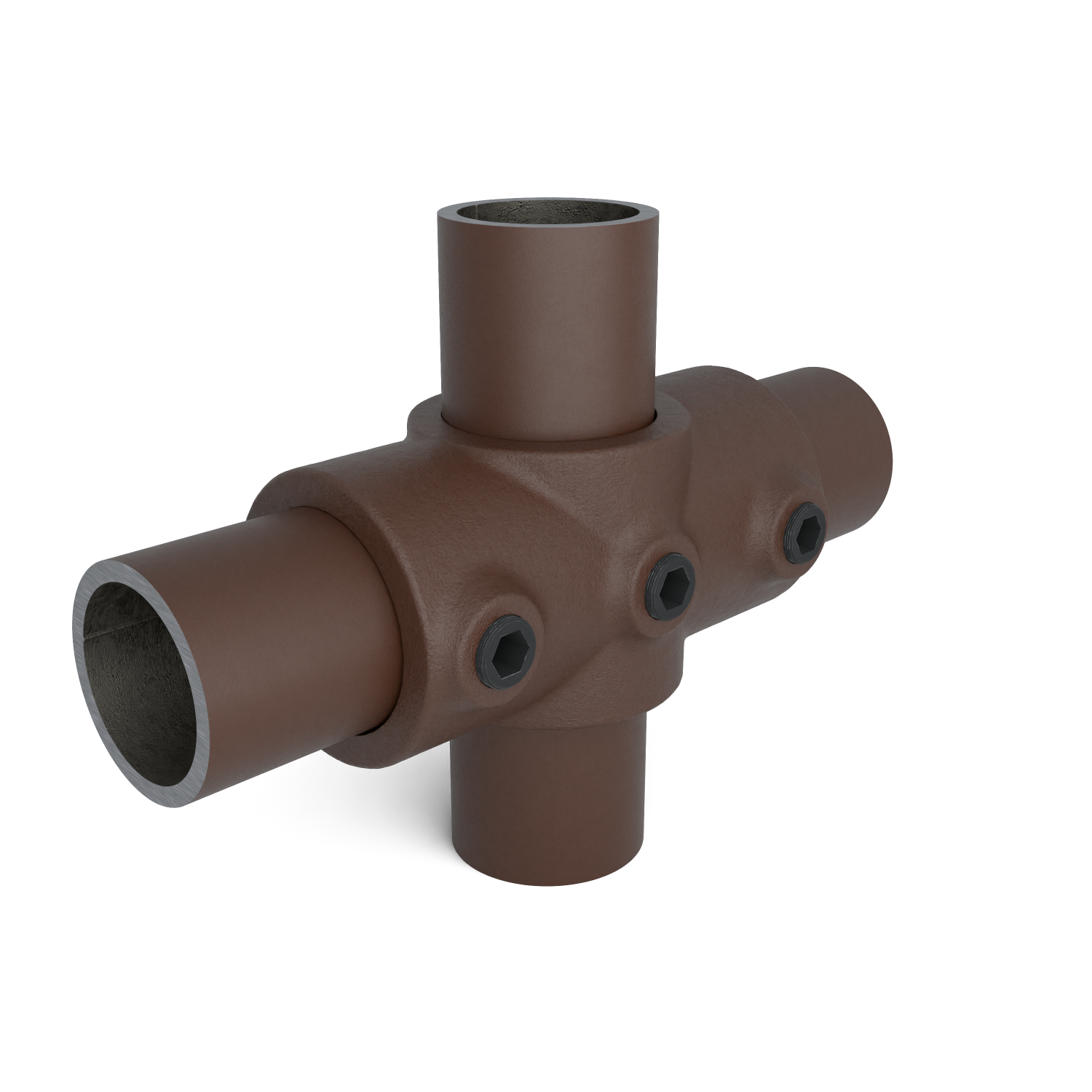 119-A Kreuzst. durchgeh - 26.9 mm braun