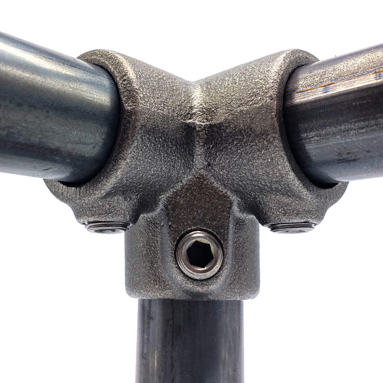 128-C 3-Weg Eckstück 90°- 42.4 mm (NAT.)