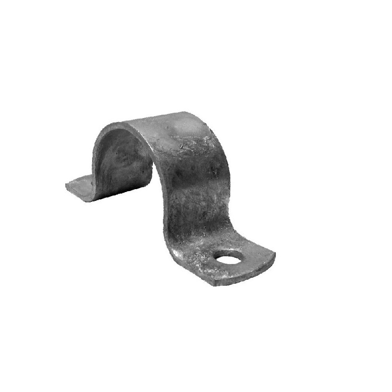 Rohrschelle DIN 1593 schwer, Grösse 1 1/2" (48.3 mm),  Materialstärke 5mm, feuerverzinkt, ohne Schraube