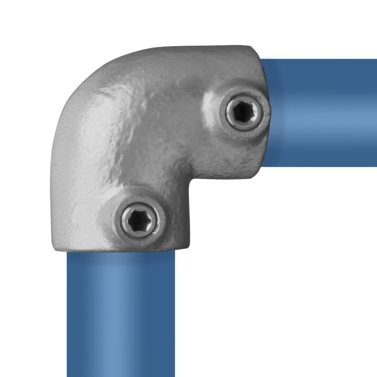 Bogen 90° - Kombinationsmass 48.3 (1 1/2") - 42.4 (1 1/4") mm