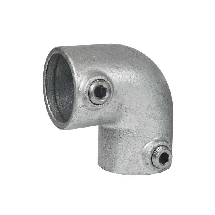 Bogen 90° - Kombinationsmass 48.3 (1 1/2") - 42.4 (1 1/4") mm