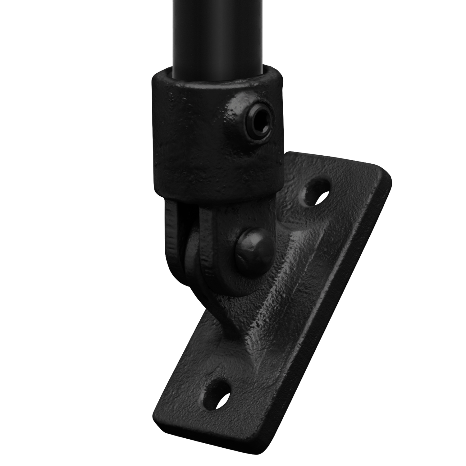 Gelenkfuss schwarz 48.3 mm (1 1/2")