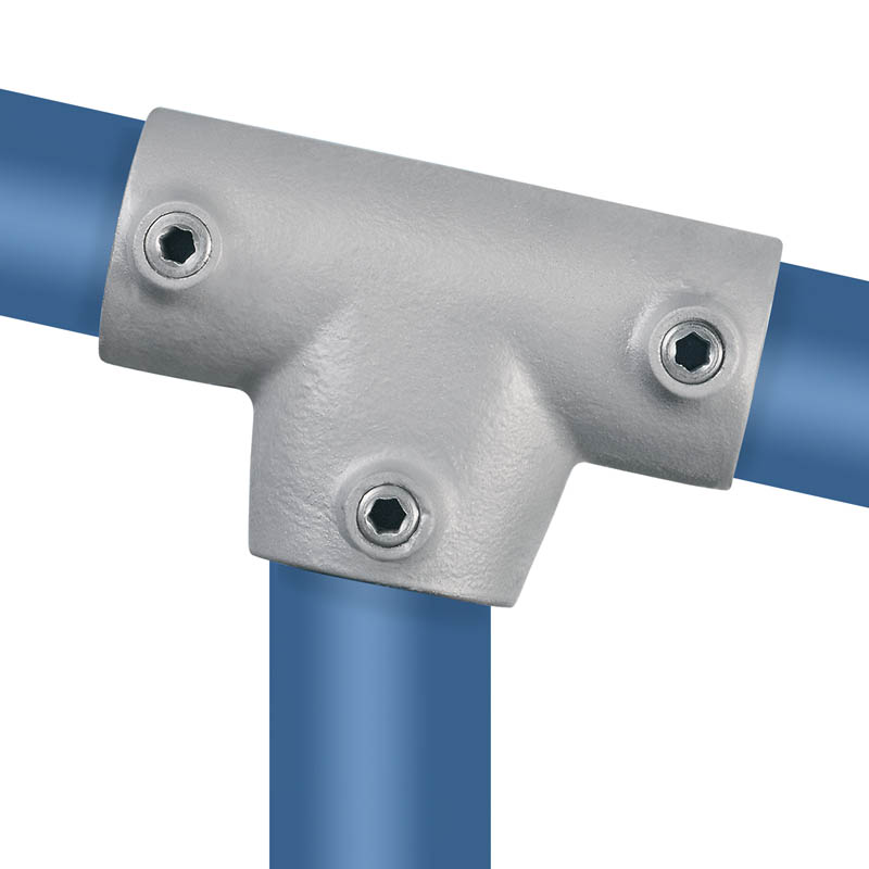  T-Stück, lang Variabler Winkel 0° - 11° 42,4 mm (1¼”)