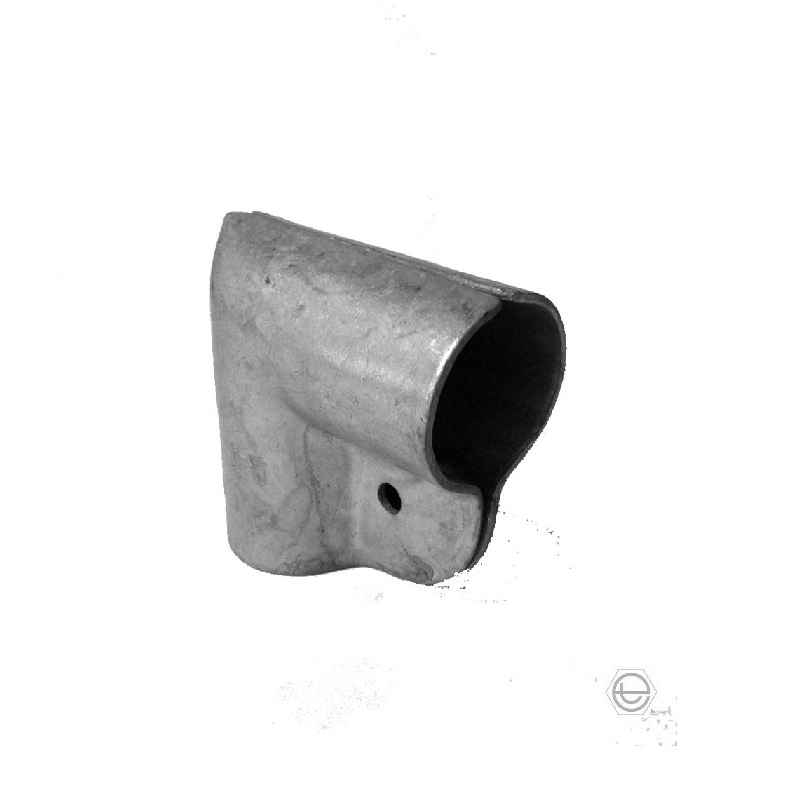 Winkelschelle 90°,  1" x 1" (33.7 mm x 33.7 mm), Schraube 1xM10x25