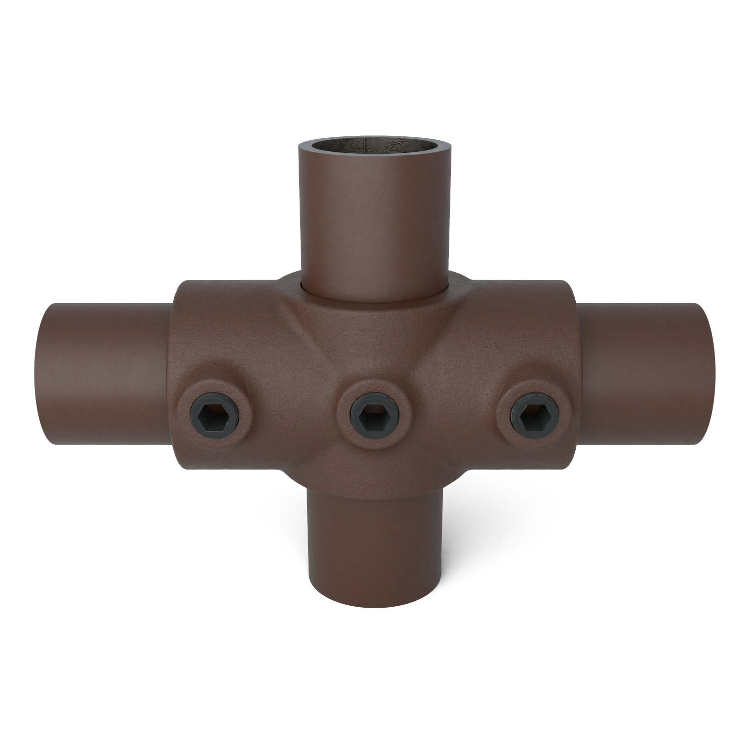 119-A Kreuzst. durchgeh - 26.9 mm braun