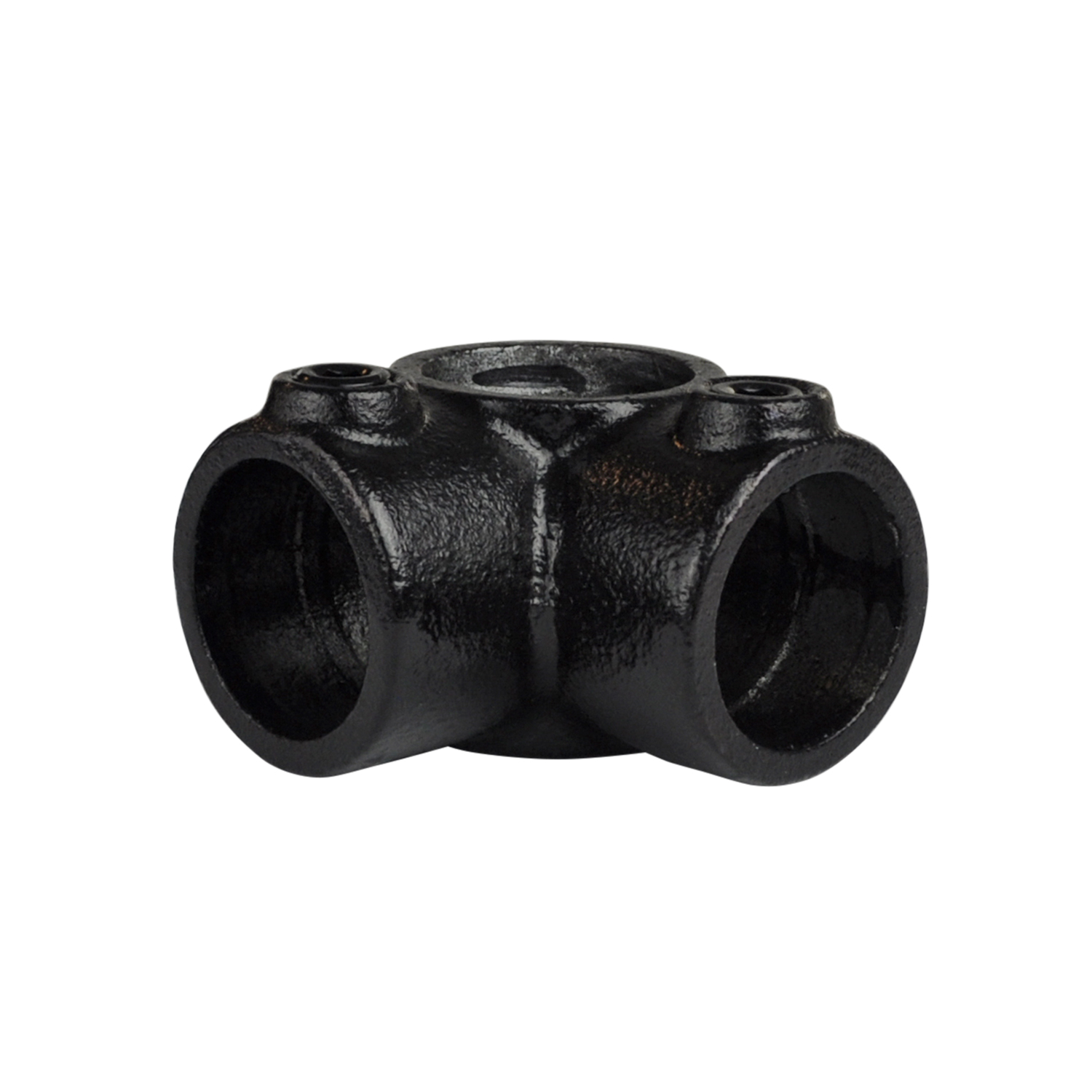 Eckverbindung durchgehend 90°schwarz 26.9mm (3/4")