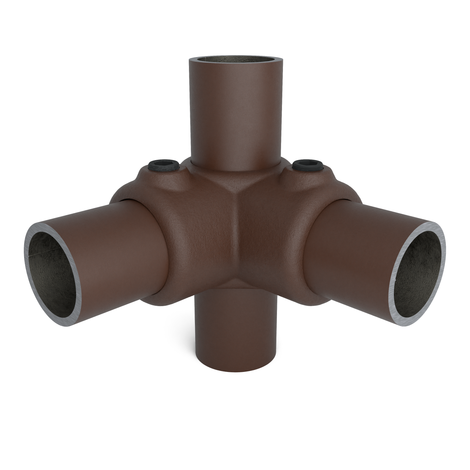 116-A Eckverbindung 90°- 26.9 mm braun