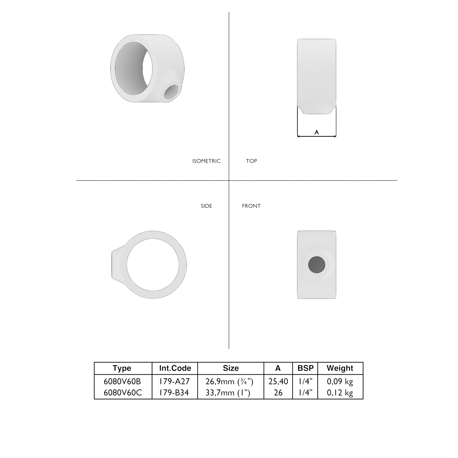 179-A Stellr Sich.rng - 26.9 mm braun