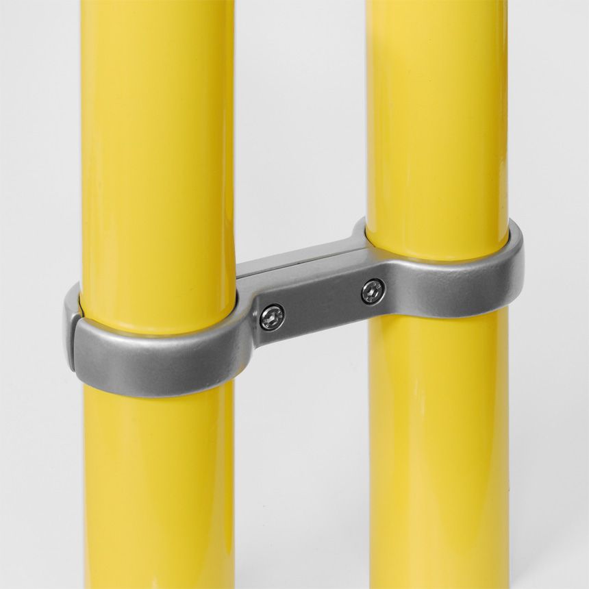 Doppelschelle Aluminium 60mm