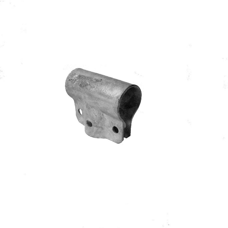 T-Schelle geschlossen 90°,  1" x 1" (33.7 mm x 33.7 mm), FV, Schrauben 2xM10x30