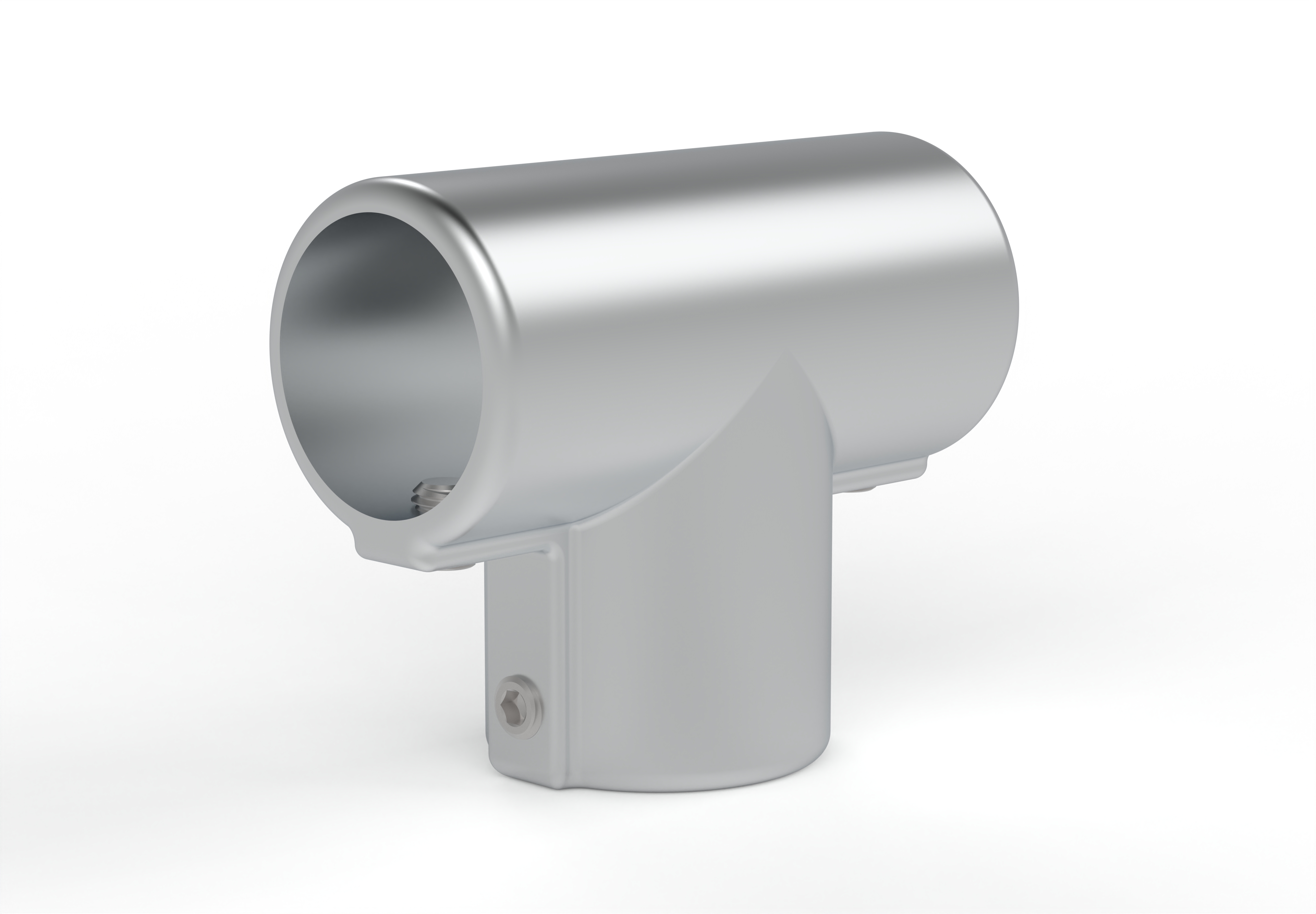 T-Verbinder 90° - lang, 60mm, Alu roh unbehandelt